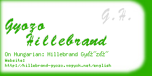 gyozo hillebrand business card